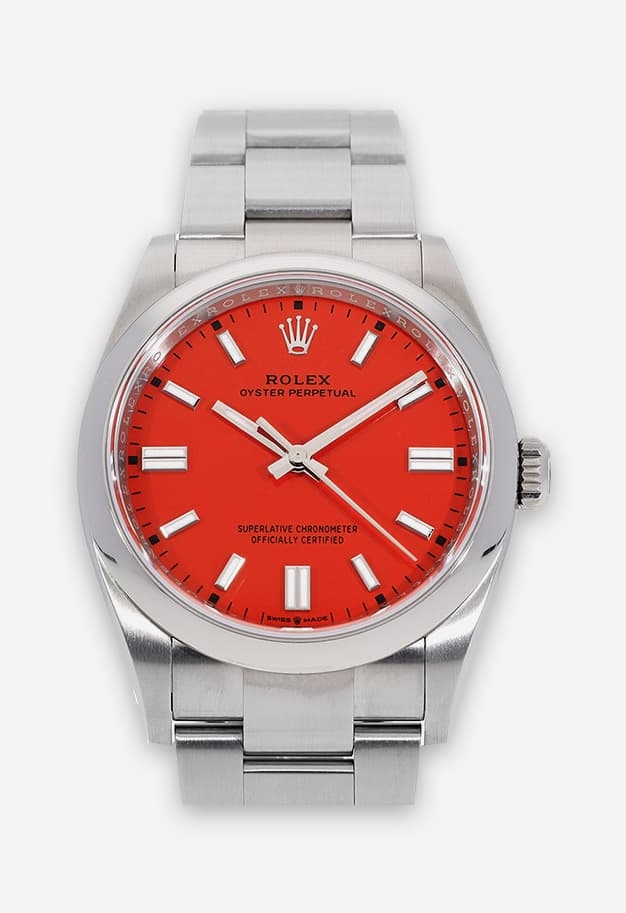 Rolex Oyster Perpetual 36 mm Rot 126000